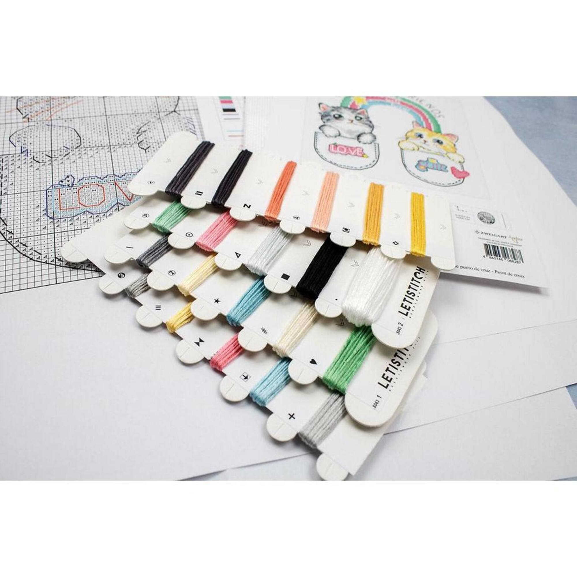 Letistitch Let's make friends! Counted Cross Stitch Kit
